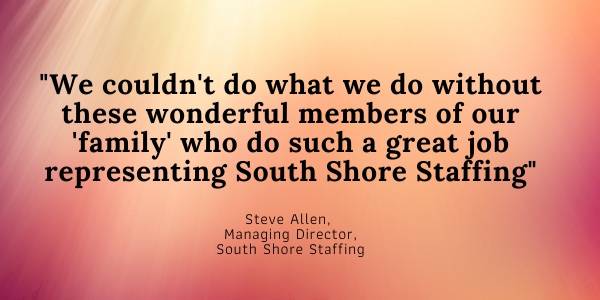 South Shore Staffing quote about employees